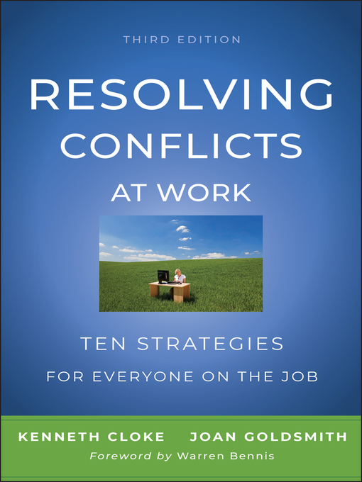 Title details for Resolving Conflicts at Work by Kenneth Cloke - Wait list